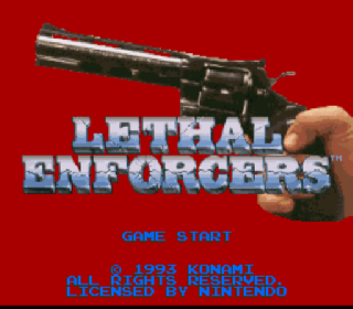 Screenshot Thumbnail / Media File 1 for Lethal Enforcers (Japan)