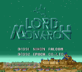 Screenshot Thumbnail / Media File 1 for Lord Monarch (Japan)