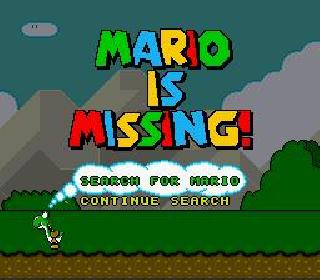 Screenshot Thumbnail / Media File 1 for Mario is Missing! (Europe)
