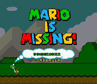 Screenshot Thumbnail / Media File 1 for Mario is Missing! (France)