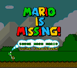 Screenshot Thumbnail / Media File 1 for Mario is Missing! (Germany)