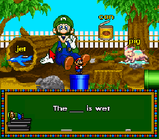 Screenshot Thumbnail / Media File 1 for Mario's Early Years! - Fun with Letters (USA)