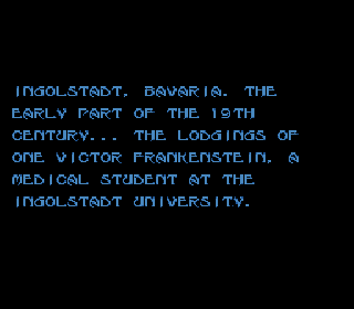 Screenshot Thumbnail / Media File 1 for Mary Shelley's Frankenstein (USA) (Beta)