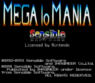 Screenshot Thumbnail / Media File 1 for Mega lo Mania (Europe) (En,Fr,De)