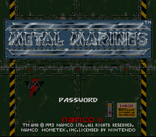 Screenshot Thumbnail / Media File 1 for Metal Marines (USA)