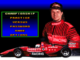 Screenshot Thumbnail / Media File 1 for Michael Andretti's IndyCar Challenge (USA)