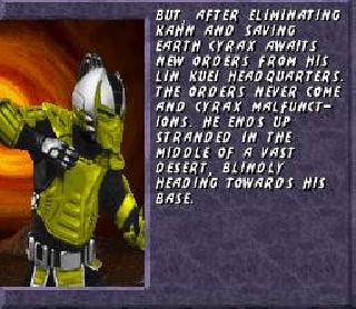 Screenshot Thumbnail / Media File 1 for Mortal Kombat 3 (USA) (Beta)