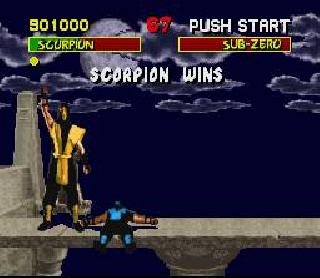 Screenshot Thumbnail / Media File 1 for Mortal Kombat - Shinken Kourin Densetsu (Japan)