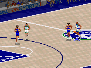 Screenshot Thumbnail / Media File 1 for NBA Live '95 (Europe)