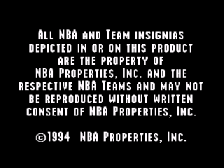 Screenshot Thumbnail / Media File 1 for NBA Live '95 (Japan) (Rev 0A)