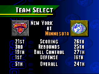 Screenshot Thumbnail / Media File 1 for NBA Live '95 (USA)