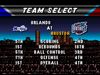 Screenshot Thumbnail / Media File 1 for NBA Live '96 (Europe)