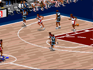 Screenshot Thumbnail / Media File 1 for NBA Live '96 (Europe)