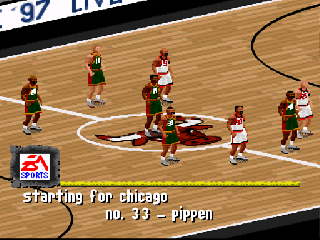 Screenshot Thumbnail / Media File 1 for NBA Live '97 (Europe)