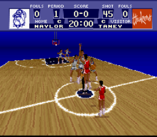 Screenshot Thumbnail / Media File 1 for NCAA Basketball (USA) (Rev A)