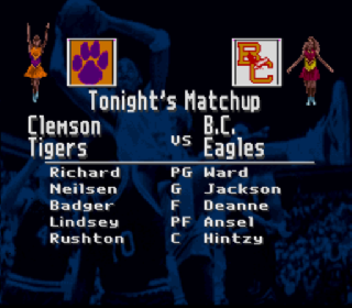 Screenshot Thumbnail / Media File 1 for NCAA Basketball (USA) (Rev A)