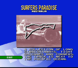 Screenshot Thumbnail / Media File 1 for Newman-Haas IndyCar Racing featuring Nigel Mansell (Europe)