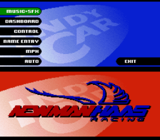 Screenshot Thumbnail / Media File 1 for Newman-Haas IndyCar Racing featuring Nigel Mansell (USA)