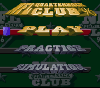 Screenshot Thumbnail / Media File 1 for NFL Quarterback Club '96 (Europe)