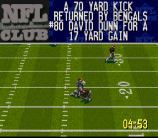 Screenshot Thumbnail / Media File 1 for NFL Quarterback Club '96 (Europe)