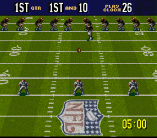 Screenshot Thumbnail / Media File 1 for NFL Quarterback Club '96 (Japan)