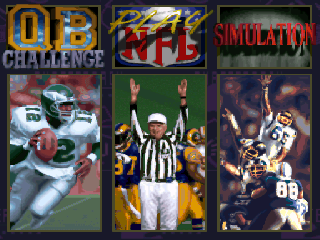 Screenshot Thumbnail / Media File 1 for NFL Quarterback Club (Europe)