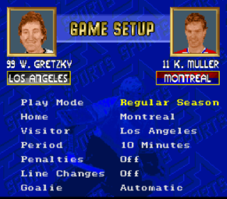 Screenshot Thumbnail / Media File 1 for NHL '94 (Europe)