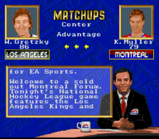 Screenshot Thumbnail / Media File 1 for NHL '94 (Europe)