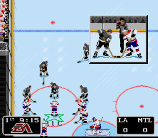 Screenshot Thumbnail / Media File 1 for NHL '94 (USA) (Beta)