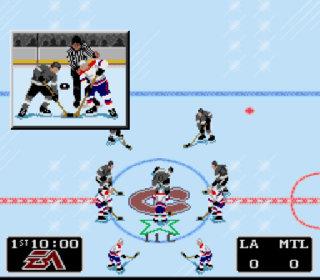 Screenshot Thumbnail / Media File 1 for NHL '94 (USA)