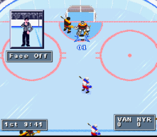 Screenshot Thumbnail / Media File 1 for NHL '95 (Europe)