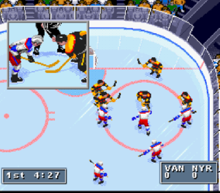 Screenshot Thumbnail / Media File 1 for NHL '95 (Europe)