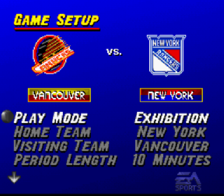 Screenshot Thumbnail / Media File 1 for NHL '95 (USA)