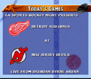 Screenshot Thumbnail / Media File 1 for NHL '96 (Europe)