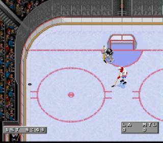 Screenshot Thumbnail / Media File 1 for NHL '96 (Europe)