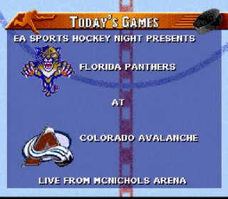 Screenshot Thumbnail / Media File 1 for NHL '97 (Europe) (Rev A)