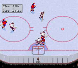 Screenshot Thumbnail / Media File 1 for NHL '97 (Europe) (Rev A)