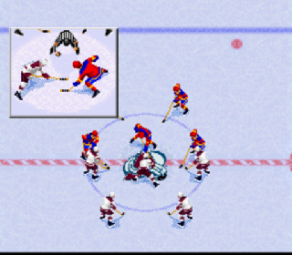 Screenshot Thumbnail / Media File 1 for NHL '97 (Europe)