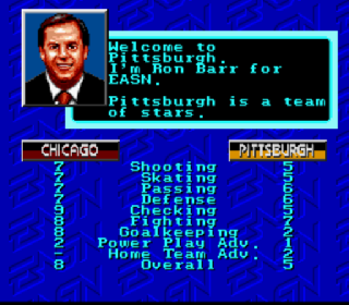 Screenshot Thumbnail / Media File 1 for NHLPA Hockey '93 (Europe)