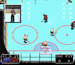 Screenshot Thumbnail / Media File 1 for NHLPA Hockey '93 (Europe)