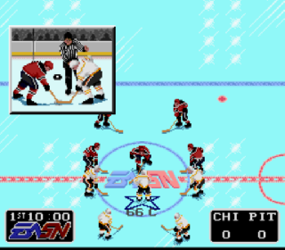 Screenshot Thumbnail / Media File 1 for NHLPA Hockey '93 (USA)