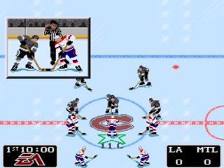 Screenshot Thumbnail / Media File 1 for NHL Pro Hockey '94 (Japan)