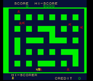 Screenshot Thumbnail / Media File 1 for Nichibutsu Arcade Classics 2 - Heiankyou Alien (Japan)