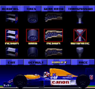 Screenshot Thumbnail / Media File 1 for Nigel Mansell F-1 Challenge (Japan)