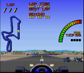 Screenshot Thumbnail / Media File 1 for Nigel Mansell F-1 Challenge (Japan)