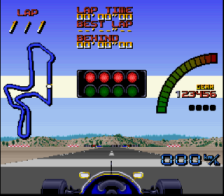 Screenshot Thumbnail / Media File 1 for Nigel Mansell F-1 Challenge (Japan)