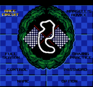 Screenshot Thumbnail / Media File 1 for Nigel Mansell's World Championship Racing (Europe)