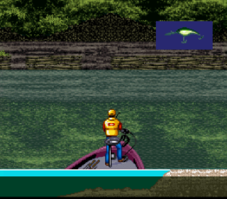Screenshot Thumbnail / Media File 1 for Oomono Black Bass Fishing - Jinzouko Hen (Japan)