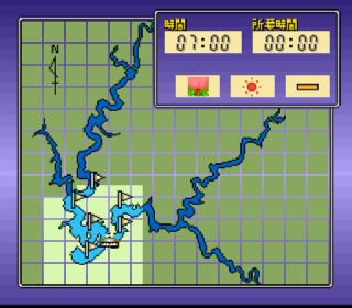 Screenshot Thumbnail / Media File 1 for Oomono Black Bass Fishing - Jinzouko Hen (Japan)