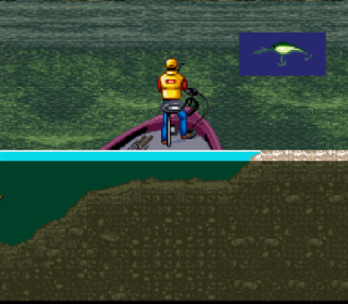 Screenshot Thumbnail / Media File 1 for Oomono Black Bass Fishing - Jinzouko Hen (Japan)